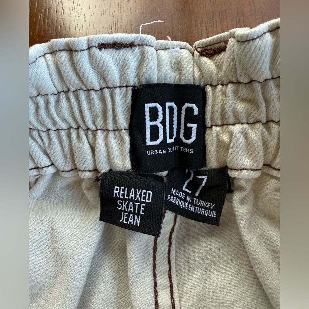 BDG Urban Outfitters High-Waisted Cinched Waist Relaxed Skate Jean Cargo, 27 - Picture 6 of 16